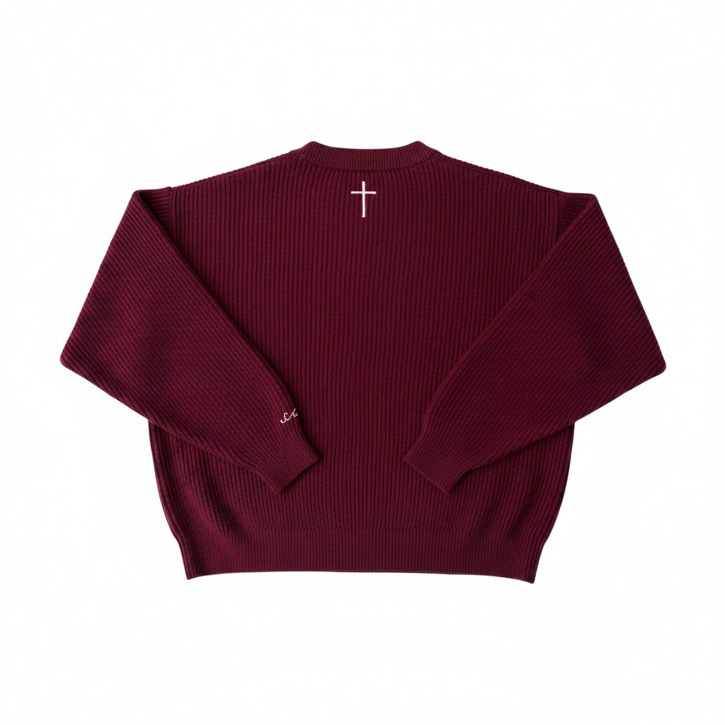 "Blood of Christ" Knit Sweater