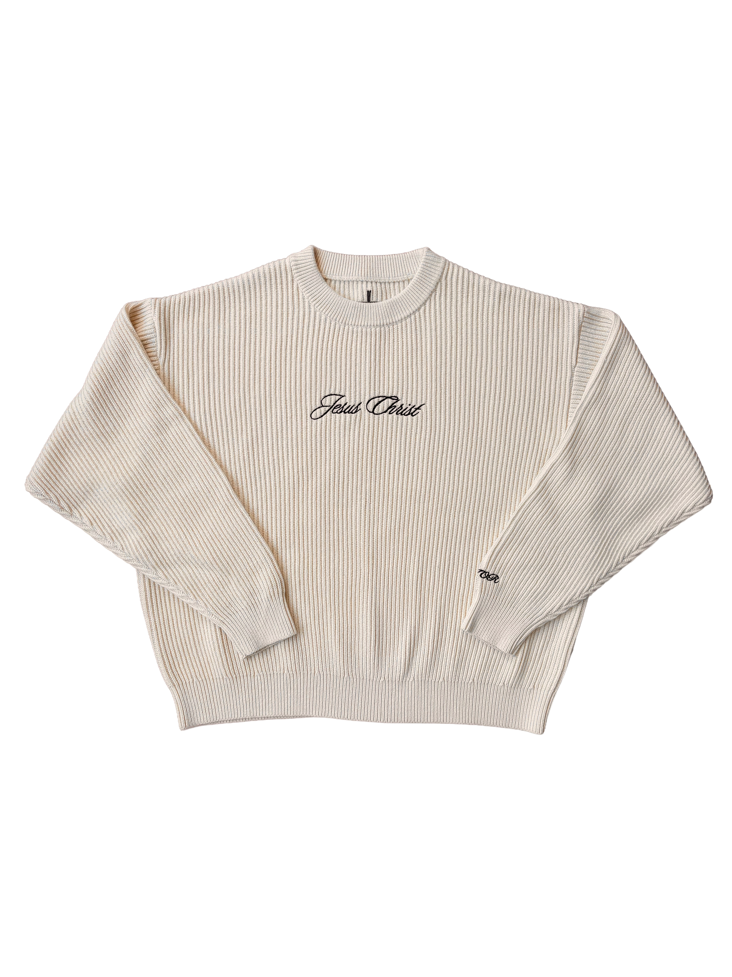 "LIGHT OF CHRIST" KNIT SWEATER